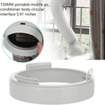 thumbnail image 2 of 2X Air Conditioner Accessories Window Slide Kit Plate Window Adapter Tube Adapter Exhaust Hose Connector for Portable, 2 of 3