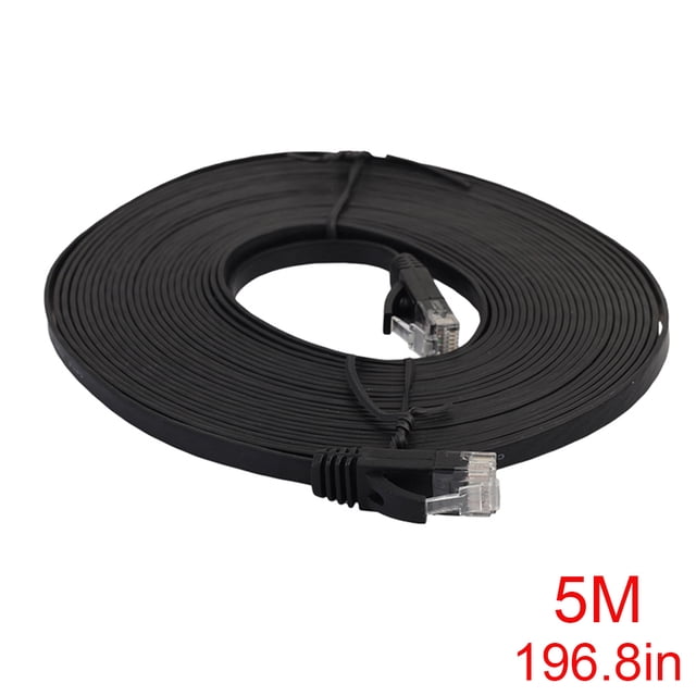 Cable Ethernet RJ45 Cat6 Lan Cable de red Computadoras de escritorio Módem portátil Router Cordón de conexión, 5 m Scienceny DN1005-05