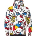 thumbnail image 6 of Lsque Sanrio Pattern Casual Men's Hoodie,Hooded Sweatshirt with Kangaroo Pocket,Pullover Hoodie-3X-Large, 6 of 8