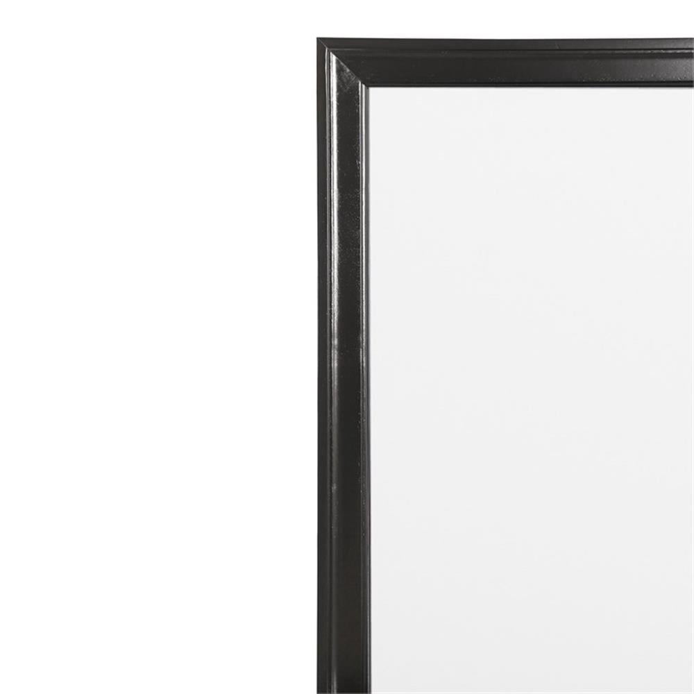 Furniture of America Toni Wood 6-Drawer Dresser with Mirror in Black