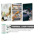 thumbnail image 5 of BESTYASH 4Rolls Thermal Receipt Roll Hospital Office Use 2.16X1.18X0.04in Green, 5 of 5