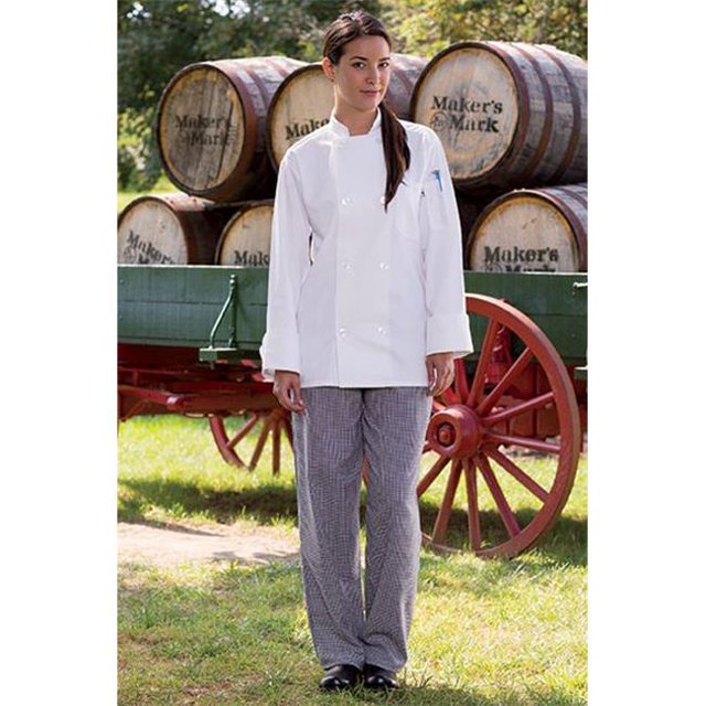 Uncommon Threads 4001-4010 Pantalon de Chef Baggy en Pied de Poule - 6XLarge