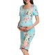 thumbnail image 5 of Vestido de maternidad MUSIDORA Baby Shower Maternity Easter Blue, 5 of 6