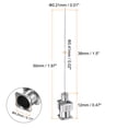thumbnail image 2 of Uxcell 20 piezas 27G agujas de dispensación de acero inoxidable, tubo de aguja de pegamento de 1-1/2" punta roma, 2 of 7