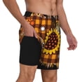 thumbnail image 2 of Fotbe Sunflower Gnomes and Bees Traje de Baño para Hombre – Shorts de Natación de Secado Rápido con Forro y Bolsillos-Medium, 2 of 6