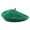 Green_One Size, variant on HUANLEDASH Women Beret Hat Solid Color Elastic Warm Soft Painter Hat Autumn Winter Travel Daily Wear Fashion Accessory