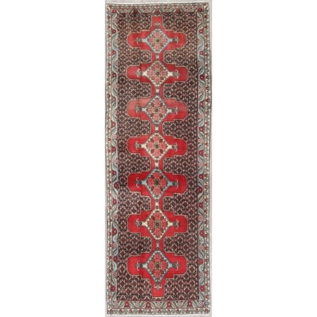 - RugSelect One-of-Kind Rose Traditional Abrash Red Oriental 3x8 Runner Rug