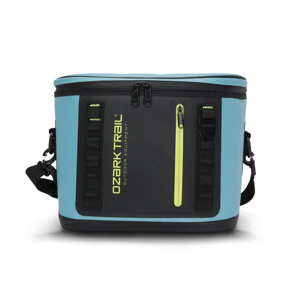 Ozark Trail 24 Can Premium Soft Sided Cooler, Light Blue