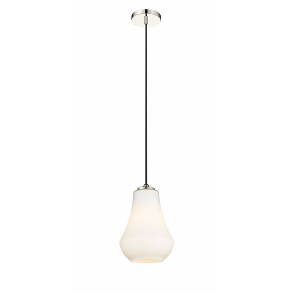 490-1P-PN-G571-7-LED-Innovations Lighting-Fairfield - 1 Light Mini Pendant In Industrial Style-10.5 Inches Tall and 7 Inches Wide Polished Nickel