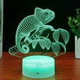 thumbnail image 5 of YSTIAN Lizard Night Light for Kids Room, 3D Illusion Lamp Chameleon Lights, 16 Colors Crack Base Desk Lamps with Remote Control, Perfect as Birthday Christmas Gifts, Home Decoration, 5 of 6