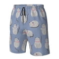 thumbnail image 4 of Pofeuu Cute Fat Cat Prin Men's Swim Trunks Quick Dry Bathing Suit Swimming Board Shorts Mesh Lining Beach Swimwear-X-Large, 4 of 6