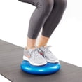 thumbnail image 4 of Inflated Stability Wobble Cushion Balance Disc Lumbar Support for Home Office Desk Chair(Blue), 4 of 5