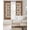 Orange, variant on Boho Geometric Blackout Curtains for Bedroom, Thermal Insulated Drapes, Simple Farmhouse Nation Abstract Motifs Black Out Curtains 63 Inch Long Room Darkening Kitchen Curtains 42"x63" 2 Panels