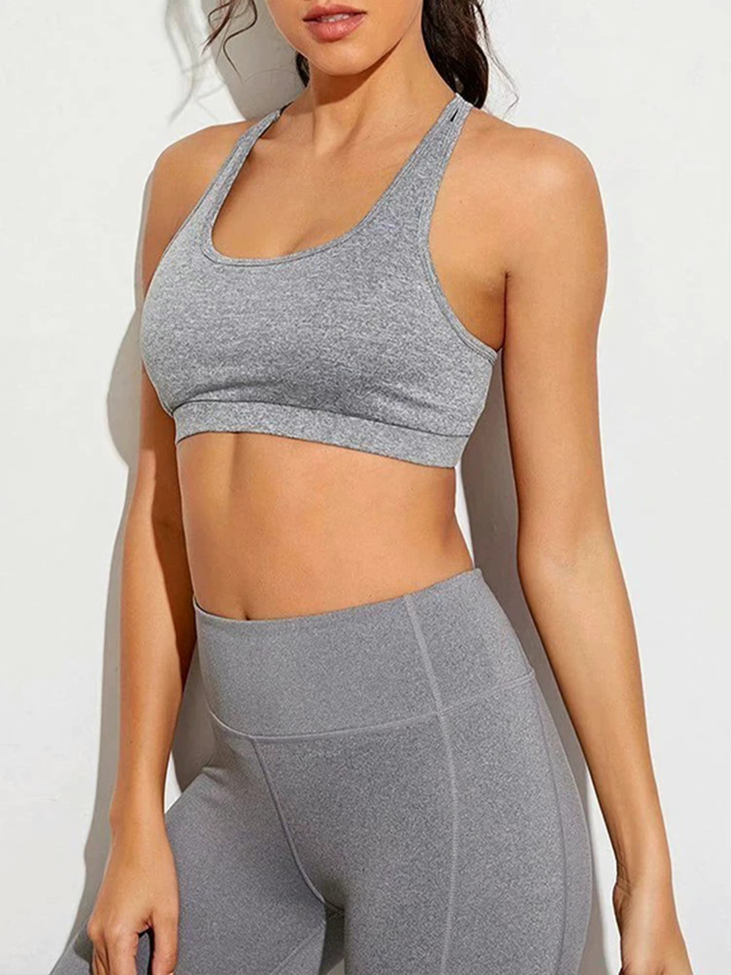 Tapsier Womens Sports Running Gym Yoga Bra Stretch Padded Fitness Workout  Tank Top Underwear - Walmart.com
