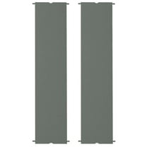 Aimee Lii 2 Pcs Pergola Replacement Canopy, UV Protection Pergola Shade Cover, Easy to Install, for 10 x 10ft Pergola, Shade Canopy, Outdoor Canopy, Dark Gray