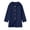 Blue, variant on Girls Winter Coats Classic Vintage Mid-Length Peter Pan Collar Single Breasted Peacoat Overcoat Beige 12-13Years