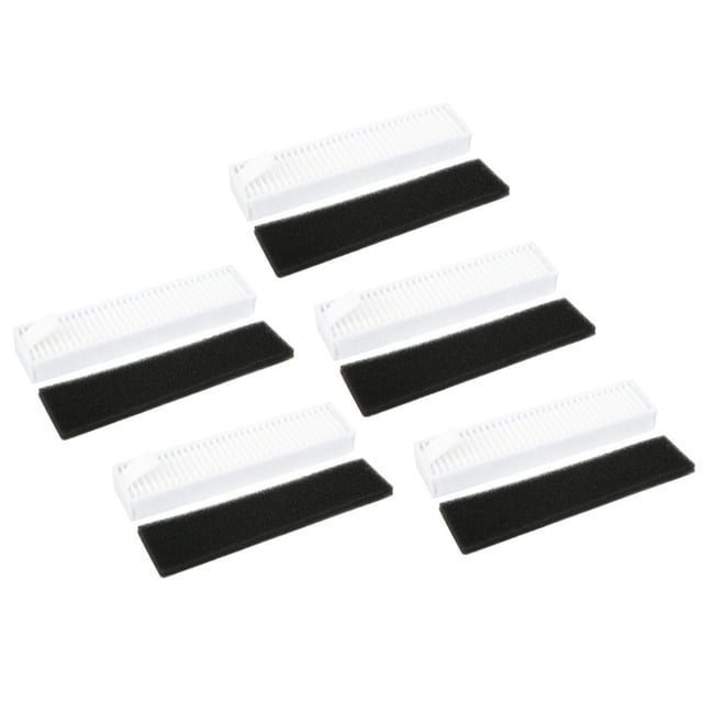 Filtro De Carbono, 5 Juegos De Filtros De Fibra De Carbono Accesorios De Aspiradora De Mano De Obra Exquisita, Rendimiento Confiable De 4.3x1.1x0.5in Para El Hogar Del Hotel Cergrey Vacuum Cleaner Parts