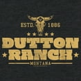 thumbnail image 2 of Women's Yellowstone Small Cow Skull Dutton Ranch Logo ESTD 1886  Racerback Tank Top, 2 of 4