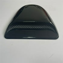 Yassdwbn 1pc Glossy Black ABS Car Air Flow Intake Hood Scoop Vent Bonnet Decorative Cover