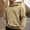 Khaki, variant on Generic Mens Pullover Hoodies Sweatshirt Comfy Athletic Hooded Solid Color Sweatshirts Outdoor Travel Hoodie Tops