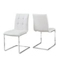 thumbnail image 1 of Steve Silver Escondido White Faux Leather Side Chair, 1 of 4