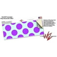 thumbnail image 3 of Skin Decal Wrap for Yeti Colster, Ozark Trail and RTIC Can Coolers - Kearas Polka Dots Purple And Blue (COOLER NOT INCLUDED) by WraptorSkinz, 3 of 3