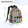 thumbnail image 4 of Easygdp Cute Dogs Collage Casual Laptop Backpack, Large Capacity Schoolpack for School, Travel, Business, 4 of 8