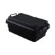 thumbnail image 3 of Caja de carga para maletero, caja de almacenamiento baja, contenedor multifuncional apilable para exteriores, organizador de maletero para vehículos, Negro, 3 of 8