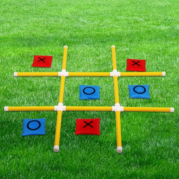 OTTARO Giant Tic Tac Toe Game,Outdoor Indoor Toss Game for Adults and