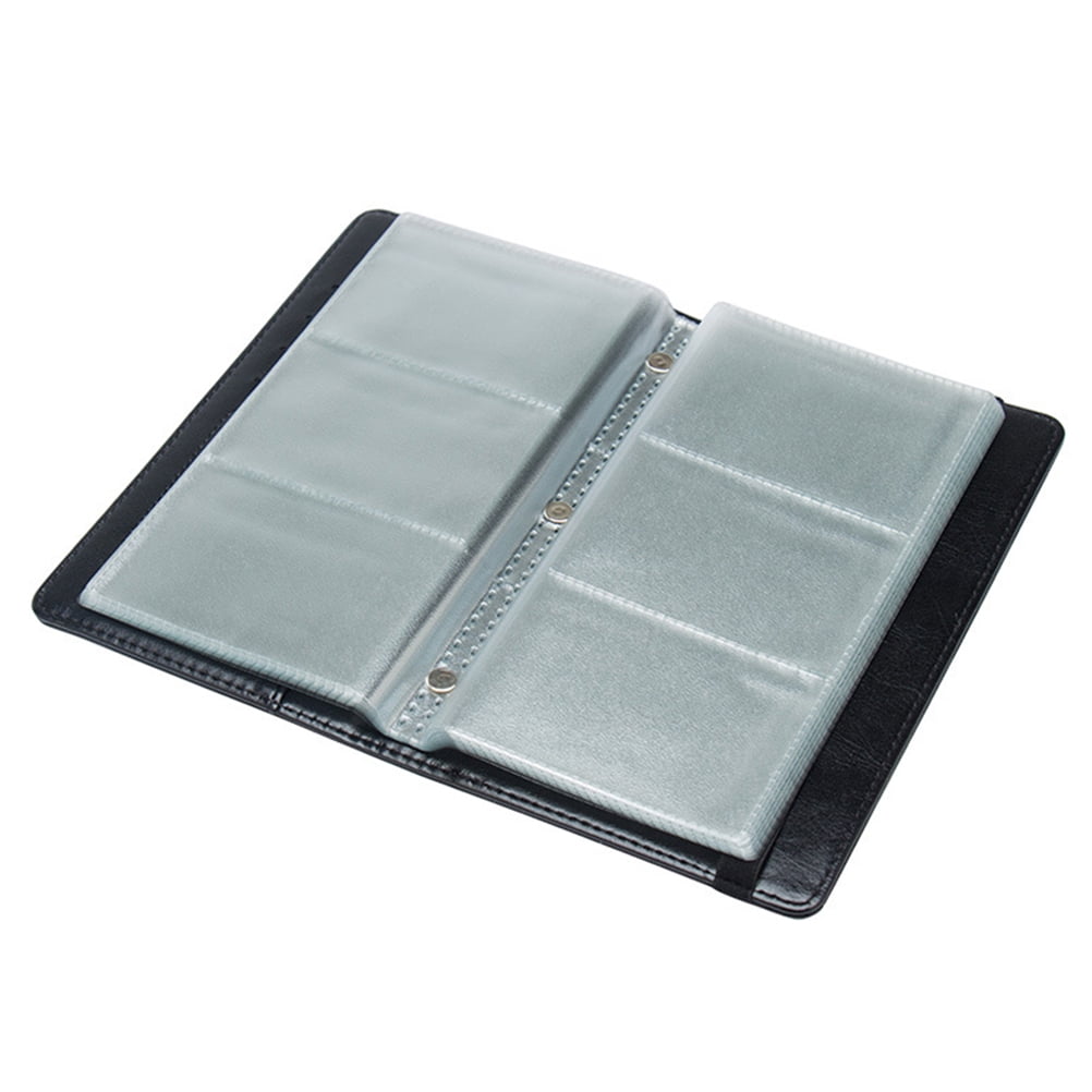Masteelf 2 pcs  Portable Business Cards Case Creative PU Cards Container Cards Holder
