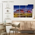 thumbnail image 4 of Elephant Stock Arizona Superstition Mountains Wall Art - Horizontal Multi Panel Canvas - Living Room Wall Decor - Nature Multi Panel - Gray And Orange Decor - 57" x 36", 4 of 4