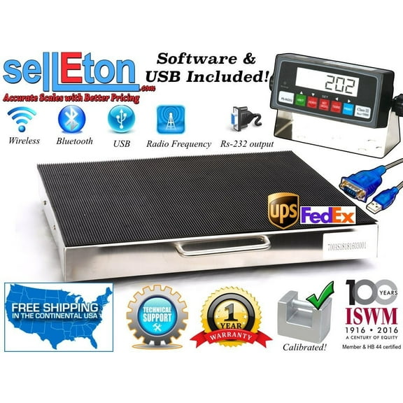 Multi-Purpose Smart Shipping Scale, FedEx & UPS Ready, Table Top 700 x .1 lb