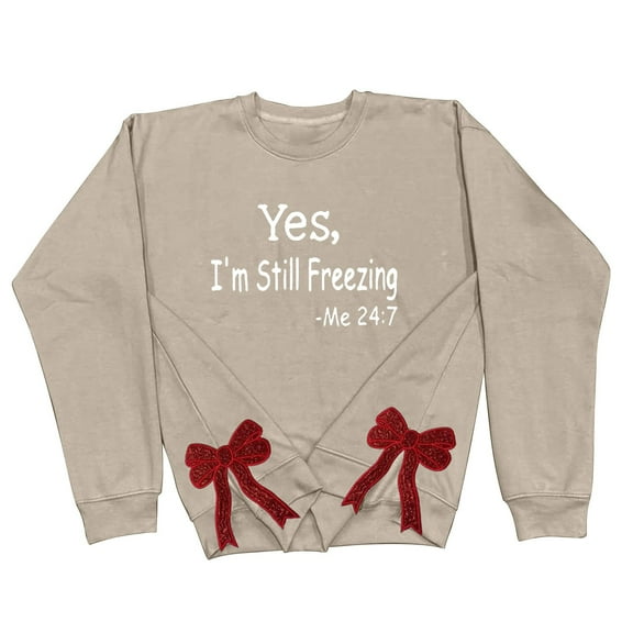 Pohista Fashion Sweatshirts for Women Shirts Trendy Womens Long Sleeve Tops Women's Fall T-Shirts My Items out for Delivery