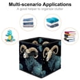 thumbnail image 2 of Aries Constellation Large Capacity Foldable Storage Basket with Handle 10.8"x10.5"x10.6" - Storage Bins, Storage Bin, Storage Box, 2 of 6