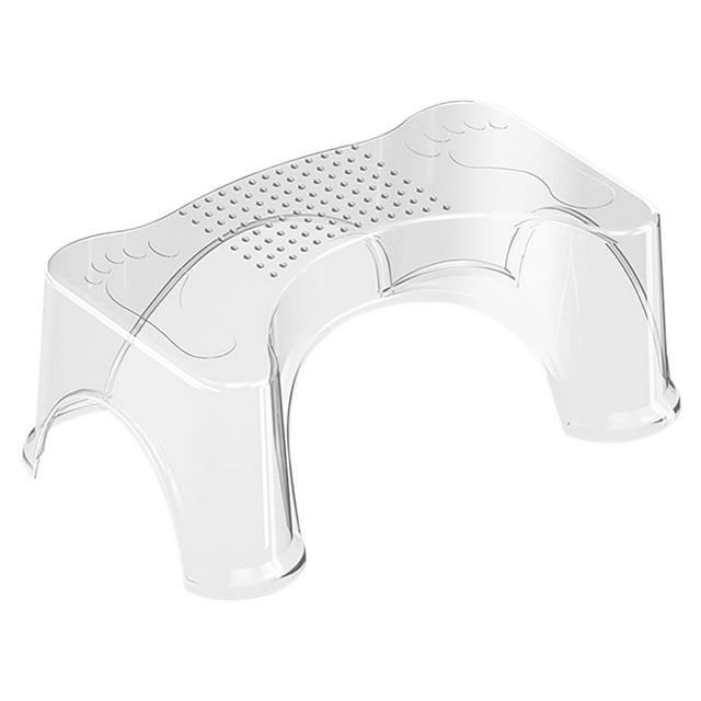 Clear Pet Toilet Stool For Adults And Toddlers Non-Slip Bathroom Foot Stool For Squatting Step Stool For Pooping And Potty Training