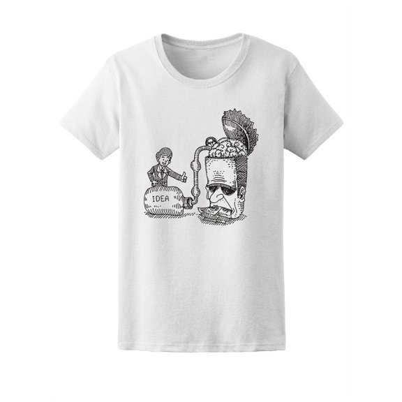 Simple Art Drain The Ideas Tee Men's -Image by Shutterstock