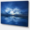 thumbnail image 2 of Blue Waters and Blue Sky Sunset - Uvre d'Art Moderne sur Toile, 2 of 3