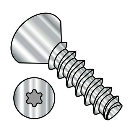 

4-20X5/8 6 Lobe Flat Thread Rolling Screws 48-2 Full Thread 18 8 Stainless Steel Passivate Wax (Pack Qty 4 000) BC-0410LTF188