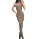 thumbnail image 2 of VISgogo Vestido largo sin mangas para mujer, para adultos, ajustado, de color sólido, con correa de espagueti, de una sola pieza VISgogo moda, 2 of 9