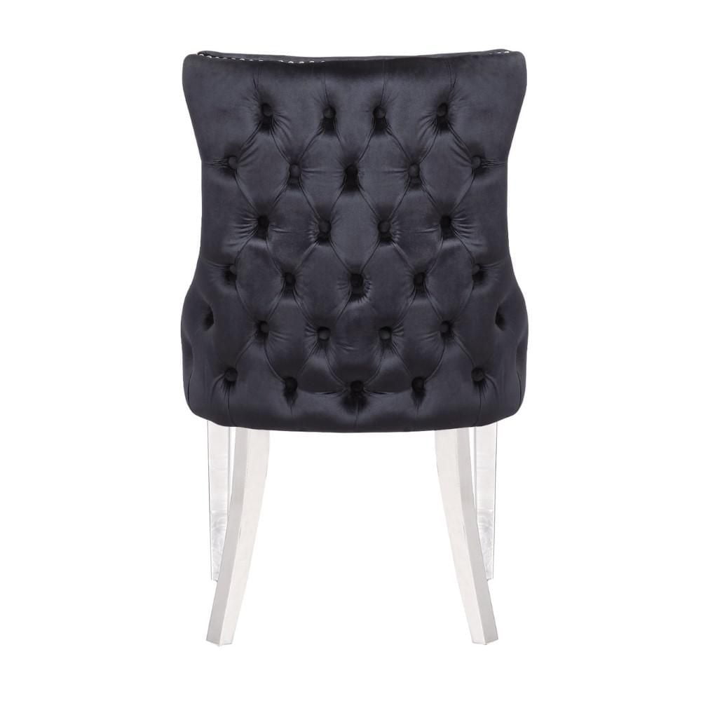 STONEFORT CHAIR – STEEL in Black SET OF 6