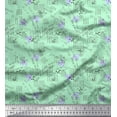 thumbnail image 1 of Soimoi Polyester Crepe Fabric Dot & Floral Shirting Print Fabric by The Yard 42 Inch Wide, 1 of 1