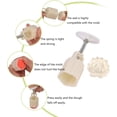 thumbnail image 2 of Moldes para tartas de luna con forma bonita, grosor ajustable, prensa manual para galletas, postres, pasteles (1 flor de loto), 2 of 5