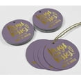 thumbnail image 4 of Inkdotpot Real Gold Foil Hugs & Kisses From The Wedding Tags Favor Hang Paper Tags 50 Pieces, 4 of 6