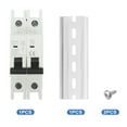 thumbnail image 3 of 1 Pcs DC Miniature Circuit Breaker 2P 32A 1000V Isolator M125Z DIN Rail Mount Disconnect Switch Circuit Breaker Protection Thermal Magnetic Trip, 3 of 8