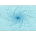 thumbnail image 1 of Ahgly Tapis Rectangulaire Lavable en Machine Intérieur Transitionnel Bleu Diamant Bleu, 2 Pieds x 4 Pieds, 1 of 7