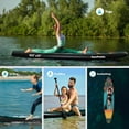 thumbnail image 6 of LNOW 10'6x32" Inflatable Stand Up Paddle Board with Premium SUP Accessories for Lakes, Oceans, Yoga, Fishing – Lightweight & Portable, 6 of 12