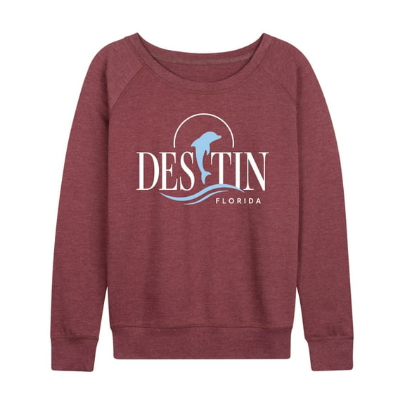 Instant Message - Destin, Florida - Women's Lightweight French Terry Long Sleeve Shirt