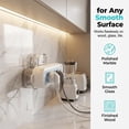 thumbnail image 4 of No-Drill Suction Cup Power Strip Holder,Self Adhesive Wall Mount Socket Organizer,Plastic Socket Holder,Multi-Functional Organizer Rack,Drill-Free Power Strip Organizer for Home & Office,Gray, 4 of 9