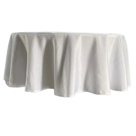 60 Inch Round Tablecloth for Dining Table Polyester Round Table Cover for Home Kitchen Restaurant Parties Wrinkle Resistant Washable Fabric 1 Pack
