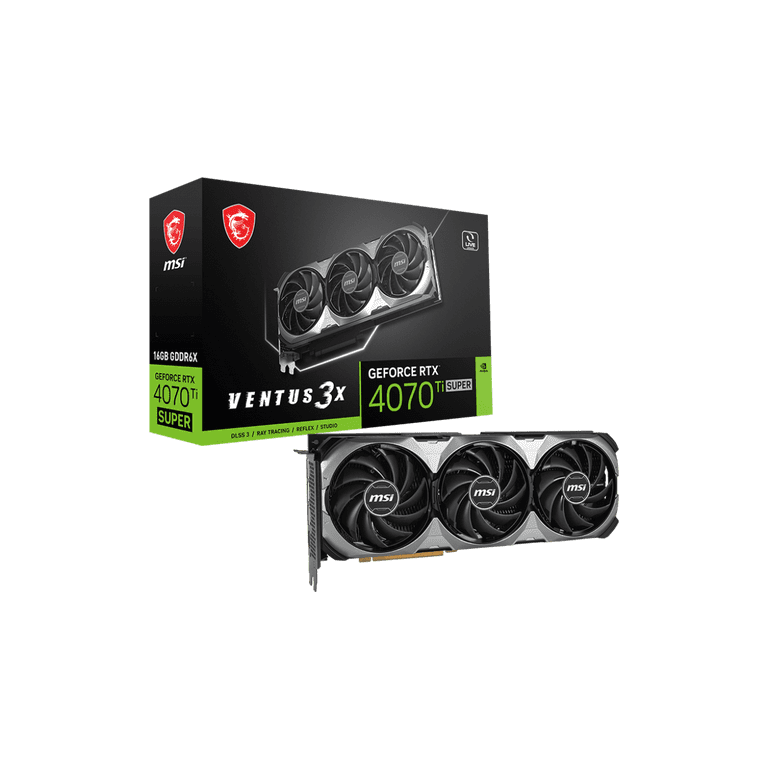 MSI Ventus GeForce RTX 4070 Ti SUPER 16GB GDDR6X PCI Express 4.0 